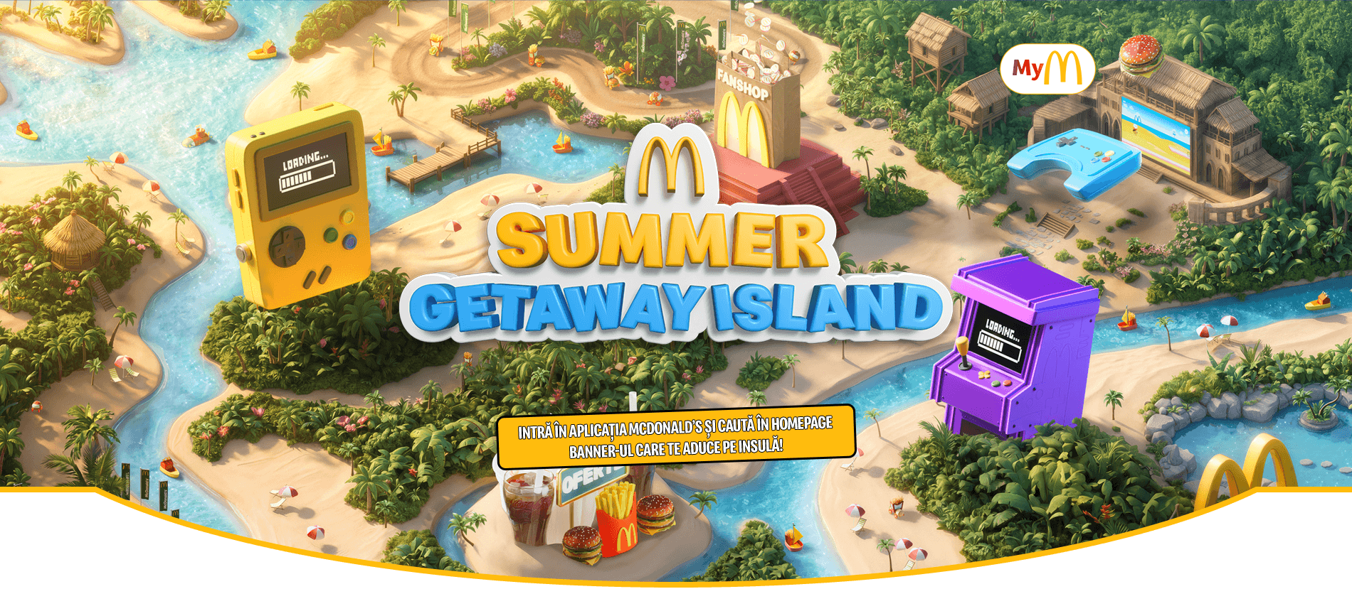 Summer getaway island