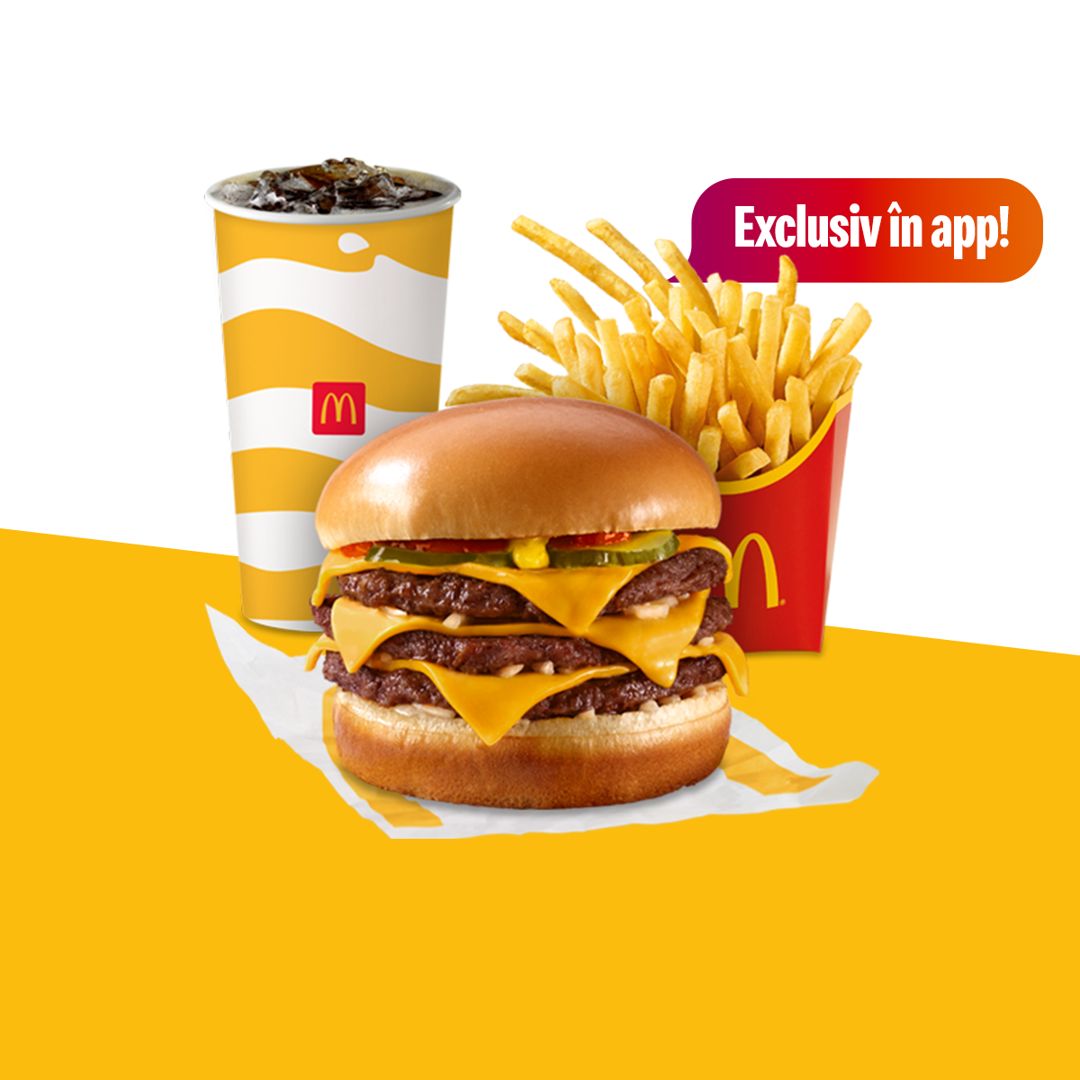 Meniu Mediu McChicken