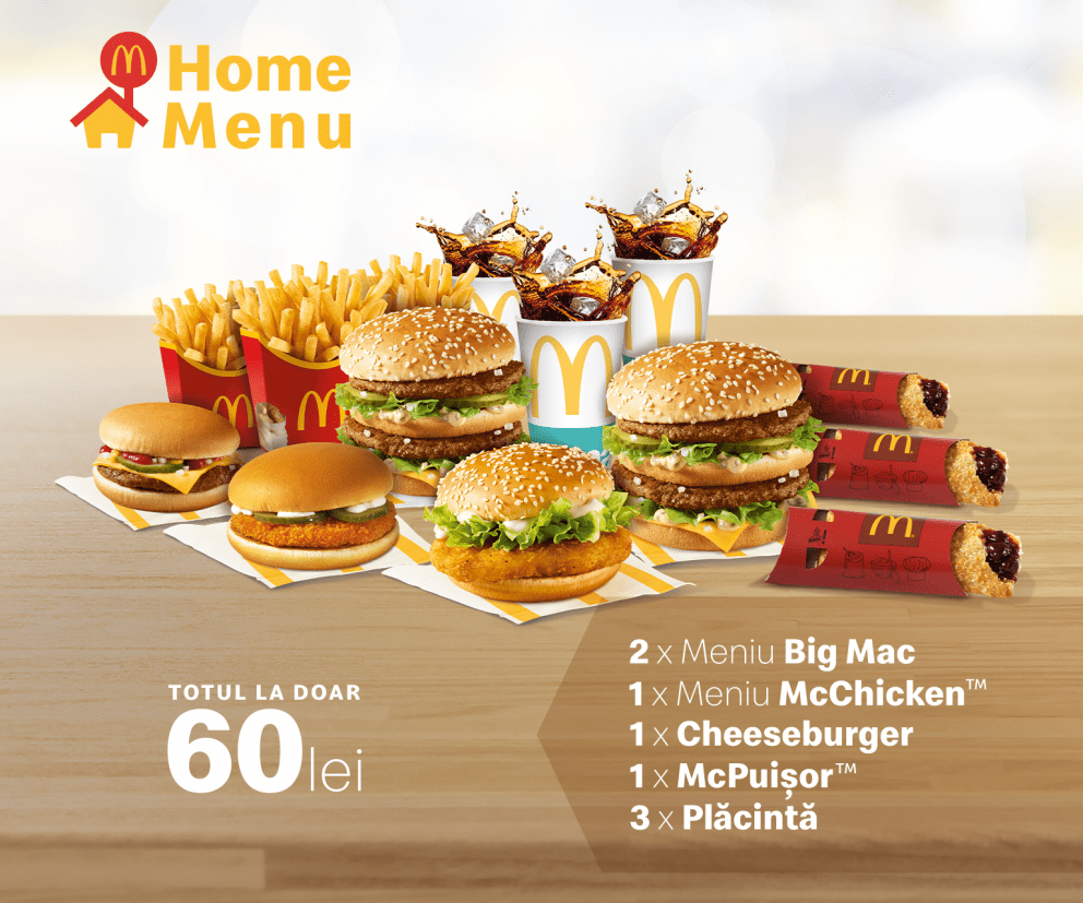 Home Menu | McDonald's